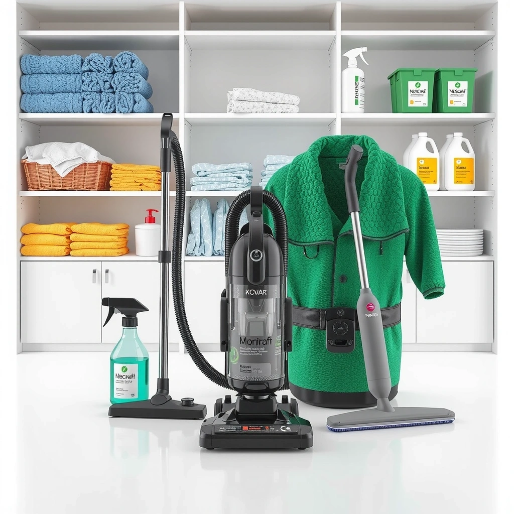 Professional cleaning equipment and eco-friendly supplies used by Neatcraft