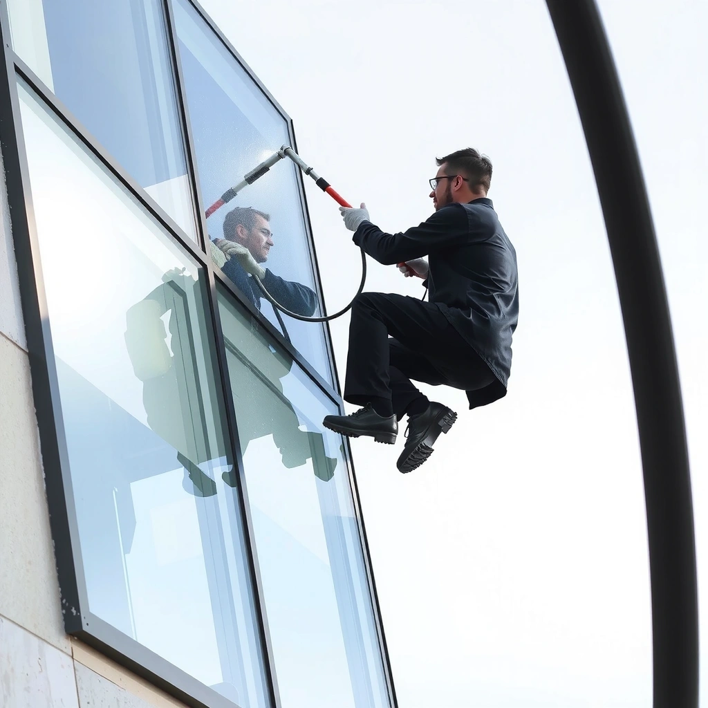 Professional window cleaning service